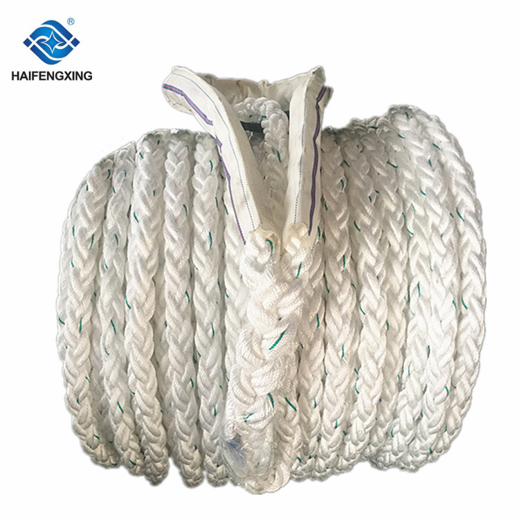 8 strand PP polyester mixed rope 